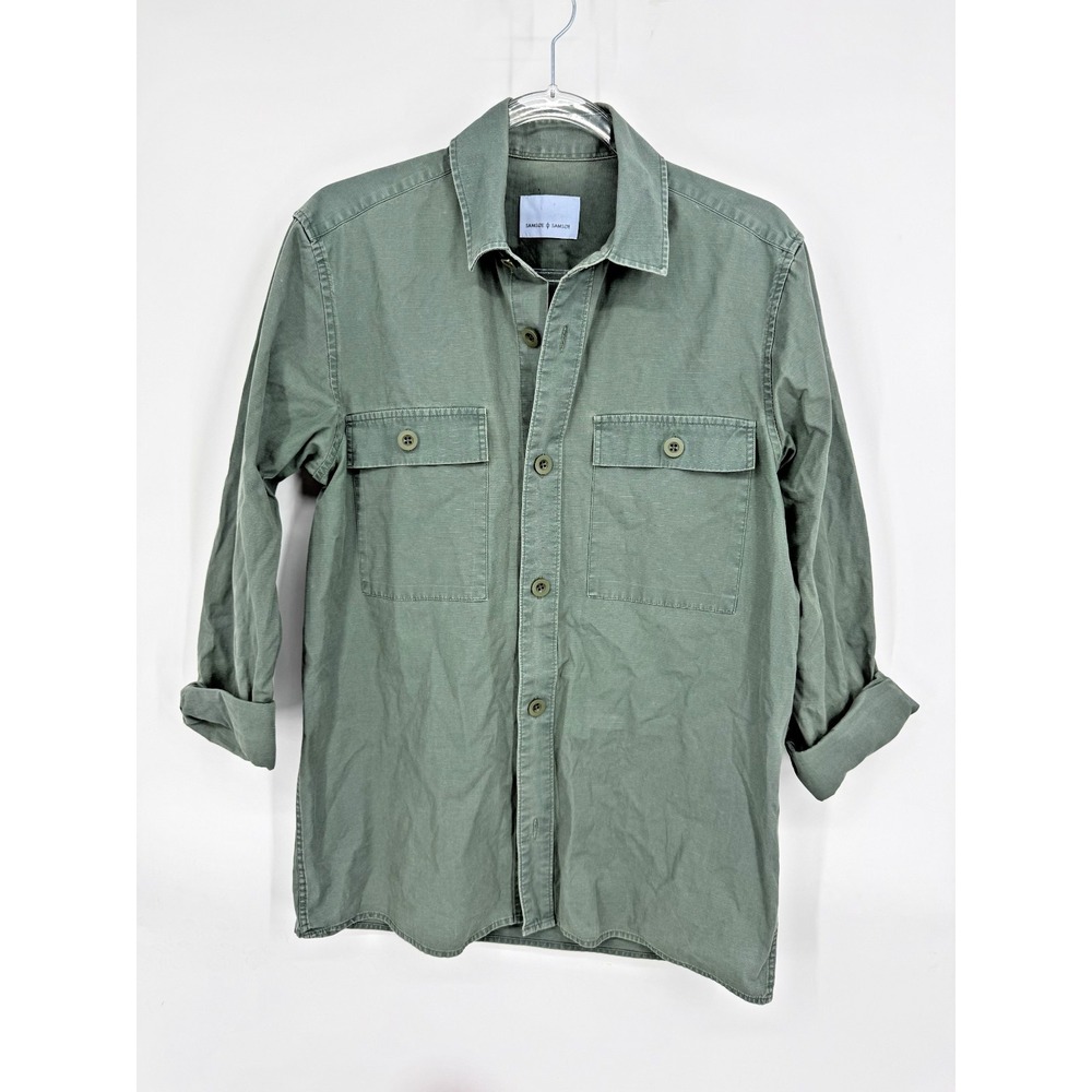 Samsoe Samsoe Utility Field Shirt Camp Rustic Norm Military Heritage Classic